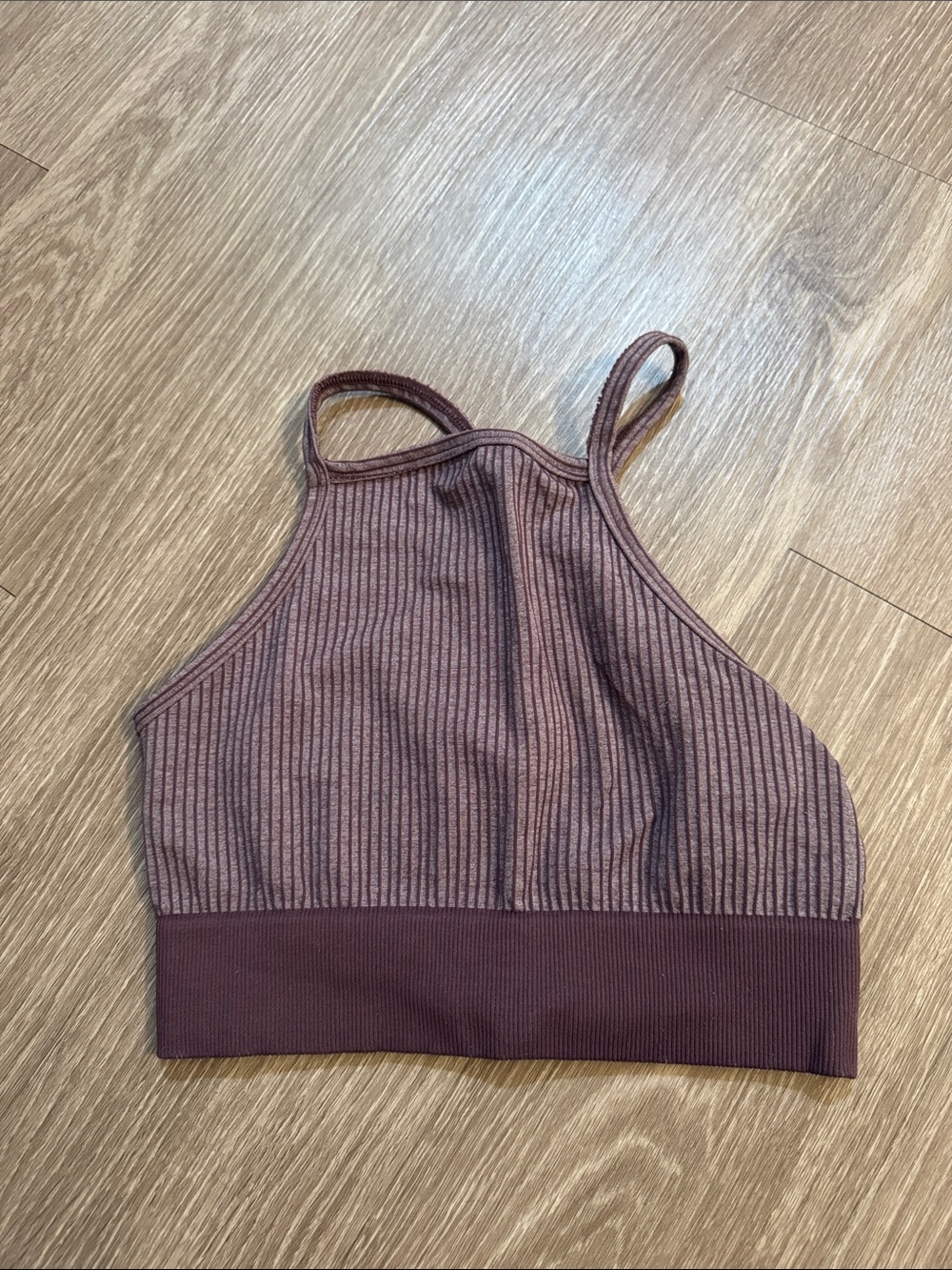FP Movement by Free People Mauve Ribbed 3 piece set - Picture 4 of 7